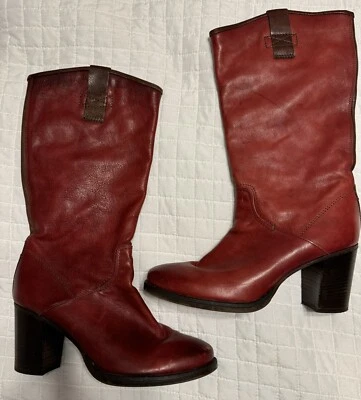 Firenze 红色靴子高跟女士 40  — 第 1/4 张图片