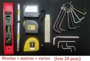 Niveles + metros + varios (20 piezas), herramientas varias - Imagen 1 de 4