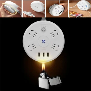 Intelligent 4 Socket Power Board Surge Protected USB charger Power Strip AU PLUG - Picture 1 of 12