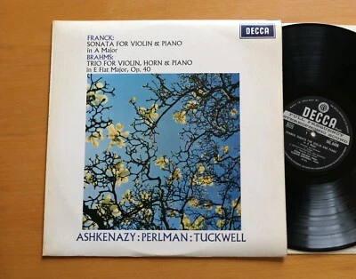 SXL 6408 Franck Violin Sonata Brahms Trio Ashkenazy Perlman Tuckwell Decca WB - Image 1 of 4