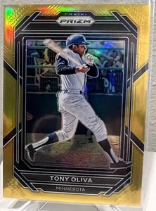 2023 Prizm Tony Oliva Gold Prizm 03/10 Twins #191 HOF RARO! - Foto 1 di 3