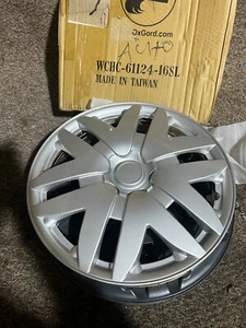 Box of 4 Hub-Cap for 06-11 Saab 43346 Wheel Cover 16" inch Snap On Silver - Picture 1 of 7