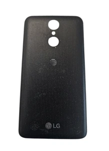 Back Case Battery Door for LG K4 Phoenix 3 Risio 2 Fortune Original Lid  Black - Picture 1 of 12