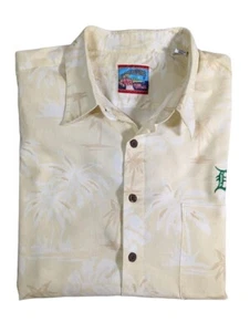 VTG Hawaiian Shirt Reyn Spooner Joe Kealoha Mens XL MLB Baseball Detroit Tigers - Picture 1 of 11