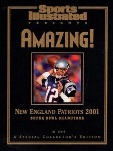 Sports Illustrated New England Patriots 2001 Superbowl Commemorative Tom Brady - Imagen 1 de 1