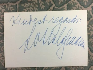 Lotte Lehmann - Tannhäuser -  Lohengrin -   Madama Butterfly - Autograph 1964 - Picture 1 of 2