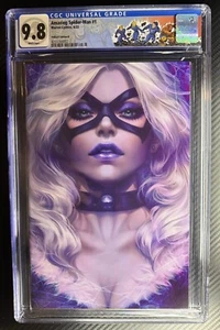 AMAZING SPIDER-MAN #1 CGC 9.8 ARTGERM PUREART BLACK CAT VIRGIN VARIANT NM - Bild 1 von 2