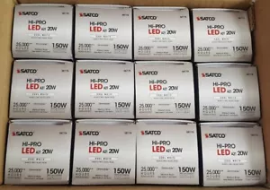 Case of 12 Satco S8778 20W A21/LED/HID/4K/120V/DIM/E26 Bulbs - Picture 1 of 1