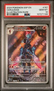 Ceruledge 197/191 IR Pokemon Surging Sparks PSA 10 #1186 - Imagen 1 de 2