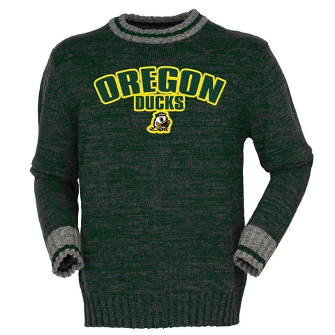 Bruzer NCAA Oregon Ducks Mens Work Sock Crewwork Sock Crew, Forest Green Mix Cover