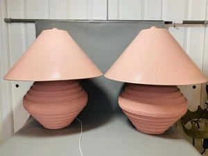 Pair of Chicago Cardboard Table Lamps by Gregory Van Pelt, Manner of Frank Gehry - Picture 1 of 15