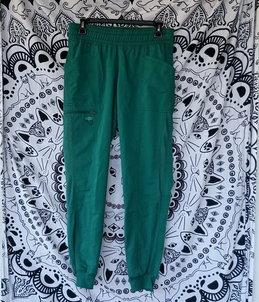 Pantalones Médicos Dickies Hunter Verde Talla Pequeña Foto 1 de 4
