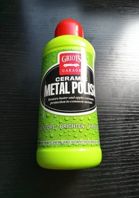 Griot's Garage Ceramic Metal Polish 16oz SiO2 Chrome Aluminum Stainless 10864 - Image 1 of 3