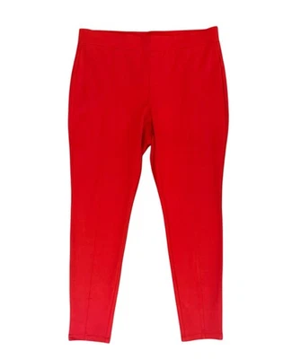 Pantalones Style & Co Clásicos Rojos Cómodos Elastizados Vacaciones Para Mujer Talla XL USADOS EN EXCELENTE ESTADO Foto 1 de 4