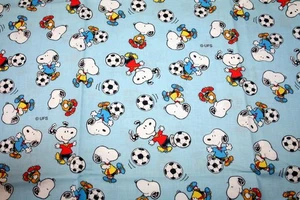 SNOOPY SOCCER PACKAGE - 100% COTTON FABRIC - Picture 1 of 7
