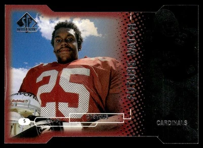 1998 SP Authentic Future Watch Die Cut Rookie Corey Chavous 293/500 #2 - Image 1 of 2