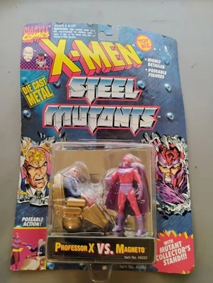 Marvel Toys Die Cast Professor X VS. Magneto - Marvel Comics X-Men Steel Mutants - Image 1 of 2