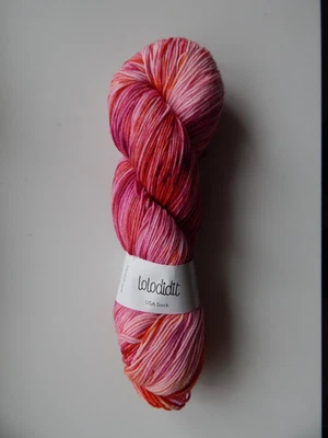 NWT LOLODIDIT HAND DYED USA SOCK YARN 80 RAMBOUILET WOOL 20 NYLON 4 PLY 430 YDS - Image 1 of 2
