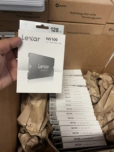 Lexar NS100 128GB SATA III 2.5" Internal SSD, 20 Pieces-lot. New In Box - Afbeelding 1 van 1