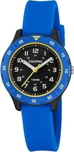 Armbanduhr CALYPSO Ab Kind Blau Gummi Mit Hände Und Zahlen K5847/3 - Imagen 1 de 1