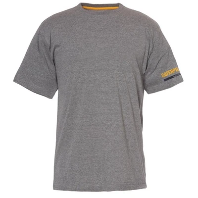 Cat By Caterpillar Camiseta Essential Hombre Gris Talla S Algodón Workwear - Imagen 1 de 2