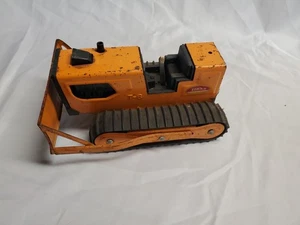 Vintage Tonka T-6 Bulldozer Orange Used W Treads Decent Shape - Picture 1 of 7