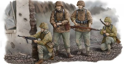 Trumpeter 00405 WAFFEN ASSAULT TEAM FIGURE MILITARI 1:35 Kit di modellismo - Immagine 1 di 4