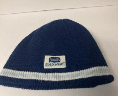 Samuel Adams Beer Cold Snap Blue Beanie Winter Knit Hat  - Изображение 1 из 2