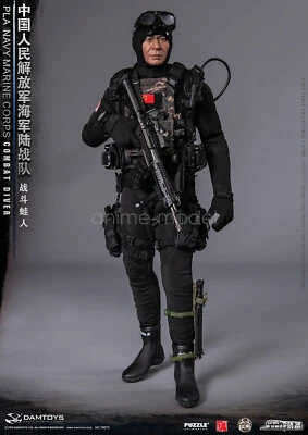 Figura de acción 1/6 DAMTOYS DAM 78073 PLA Navy Marine Corps Combat Diver nueva Foto 1 de 4