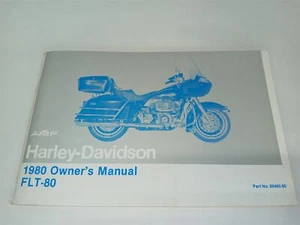 Harley-Davidson AMF 1980 FLT-80 manual del propietario 99465-80 - Imagen 1 de 4