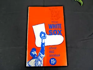 Medias Blancas de Chicago 1963 vs Programa de Tigres de Detroit Kaline Cash Fox Landis - Imagen 1 de 8