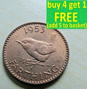 Elizabeth II Farthing Choice of Dates 1953 - 1956  Pick Your Own Choose - Picture 1 of 8