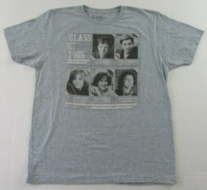 THE BREAKFAST CLUB "Class Of 1985" 80's Hit Teen Movie Gray SS T Shirt Size L - Picture 1 of 6