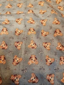 Pinnacle Stoff *Mimis Things* Teddybären & Schleifen blau Material 8,75 Yard x 44" - Bild 1 von 2