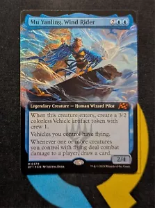 Mu Yanling, Wind Rider Foil Extended Art Mythic Aetherdrift MTG - Bild 1 von 3