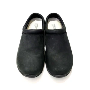 Merrell Encore Gust Mens Black Nubuck Clogs Sz 10 - Picture 1 of 9