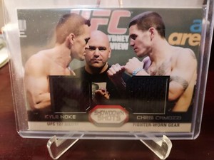 2011 UFC Moment of Truth Showdown Shots Duals Relics Kyle Noke Chris Camozzi
