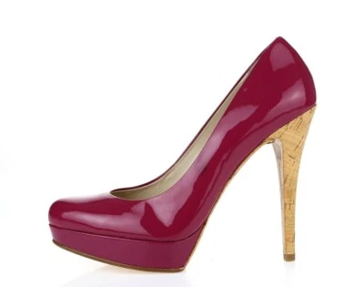 KORS MICHAEL KORS 209514 fuchsia patent leather pumps sz. 10 M - Image 1 of 4