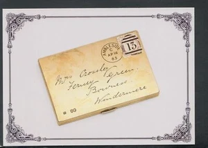 Postal History Postcard - Silver Cigarette Case in Envelope Form, 1881 - T7603 - Imagen 1 de 2