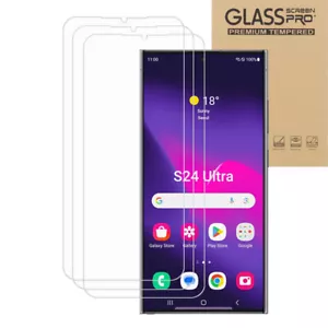 3er Pack Samsung Note 20 S20 S21 S22 S23 S24 ULTRA FE Hartglas - Bild 1 von 17
