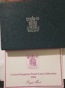 1984 United Kingdom Proof Coin Collection From The Royal Mint with COA - Picture 1 of 7