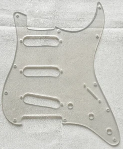 For Fender Stratocaster Start SSS 11 Hole Guitar Pickguard Clear Transparent - Picture 1 of 4