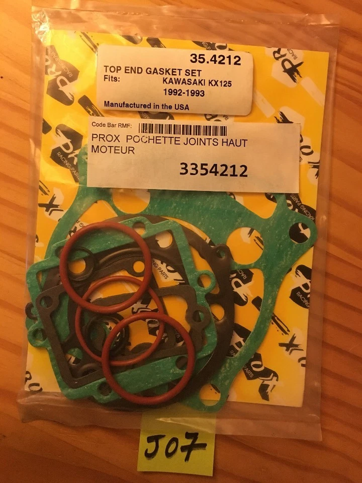 Prox Kawasaki KX125 1992 / 1993 High Engine Gasket Pouch 35.4212 KX 125 - Image 1 of 1