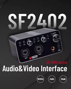 Interfaz AV convertidor digital de doble canal Simplefly SF2402 24 bits/192 kHz AD/DA - Imagen 1 de 14