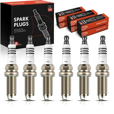 6Pcs Double Iridium Spark Plugs for Lexus GS300 2006 GS350 GS450h IS250 IS300 - Image 1 of 4
