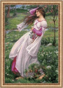 "Frivolous" Printed Needlepoint Tapestry Canvas 11498 - Picture 1 of 1