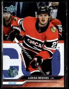 2023-24 Upper Deck Deluxe Lukas Reichel 151/250 #36