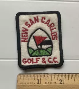 Neu San Carlos Golf & Country Club Platz Souvenir gestickter Aufnäher Abzeichen - Bild 1 von 3