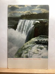 American Falls from Goat Island: Niagara Falls, NY - Postal de colección - Imagen 1 de 3