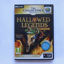 **EMPTY CASE ONLY** Retro Vintage HALLOWED LEGENDS PC Game CD-ROM (Box)